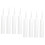 White Plastic Caulk Tubes 8 pcs Refillable Washable 6