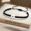 Sterling Silver Initial Bracelet Adjustable Braided Disc 4