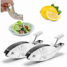 Fish-Shaped Manual Lemon Juicer Food-Grade Stainless Steel
