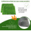 Artificial Grass Nesting Pads 12x12 Inch 6 Pcs 5