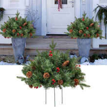 Realistic Greenery Topper for Holiday Centerpiece and Home