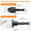 1/4 Inch Hex Shank Keyless Drill Chuck Bit Set Silver Black 6