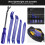 Auto Trim Removal Tool Kit Blue 5 pcs 7