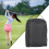 Golf Shoe Bag Lightweight Portable Organizer Black 6
