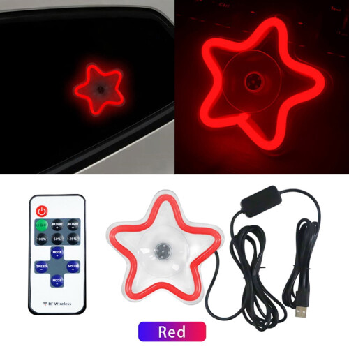 LED Car Window Ambient Light Lamp Flashing Glow