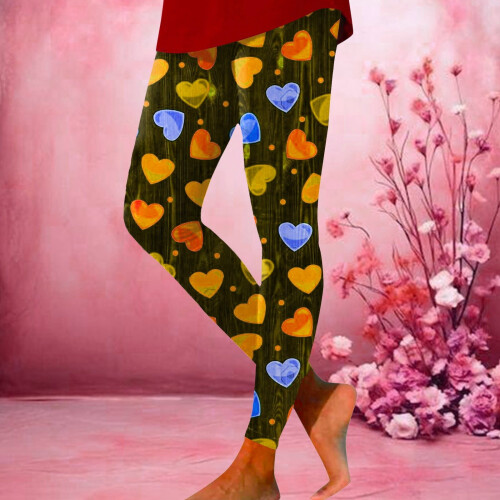Women's Thermal Leggings Yellow M 1
