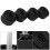 Mavis Laven Round Sofa Legs Black 4 pcs 35mm M8 4