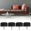 Mavis Laven Round Sofa Legs Black 4 pcs 35mm M8 7
