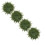 Round Cedar Greenery Placemats Waterproof Plastic 4 Pcs 2