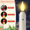Christmas Window Candles LED Battery 12-Pack 6