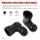 Santa Boots Ornament Black Plastic 12 pcs 5