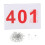 Running Bibs Athlete Numbers Reusable with Pins 100 Pieces 4