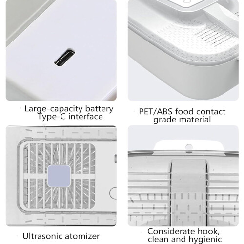 3D Detachable Food Defroster with Draining Basket USB 2