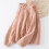 Pink Wool Lounge Jacket for Kids with Fleece Lining, 5