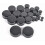 Opalite Moonstone Black Stone Double Flared Ear Plugs Set 3