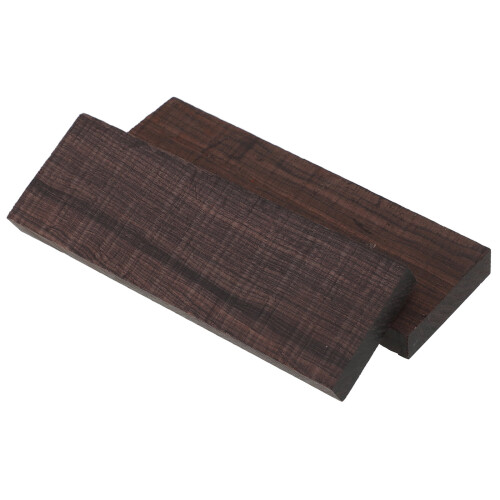Guitar Bass Blank Saddle Ebony Wood 2 pcs