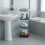 4-Tier Rolling Storage Rack for Kitchen Bathroom Living Room 5
