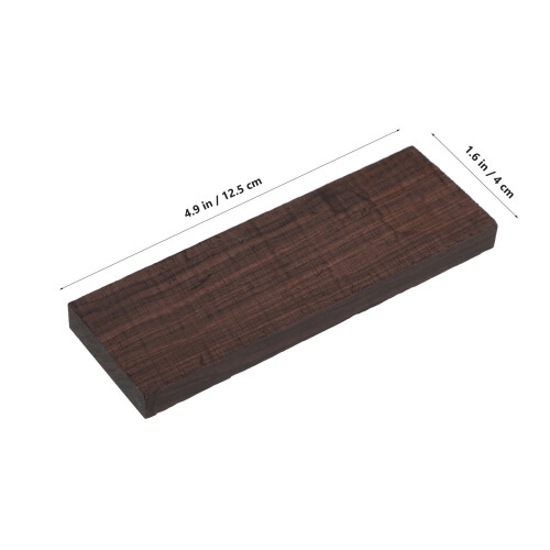 Guitar Bass Blank Saddle Ebony Wood 2 pcs 1