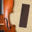 Guitar Bass Blank Saddle Ebony Wood 2 pcs 4