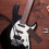 Guitar Bass Blank Saddle Ebony Wood 2 pcs 8