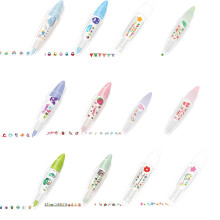 Decorative Pen with Animal Design and Lace Tape for