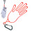 Golf Gloves Support Holder with Carabiner Portable Frame 3