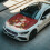 Christmas Yeti Car Hood Cover Polyester Elastic 1pc 2