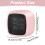 Ceramic Heater Portable Compact 1500W Quiet Fast Heating 3
