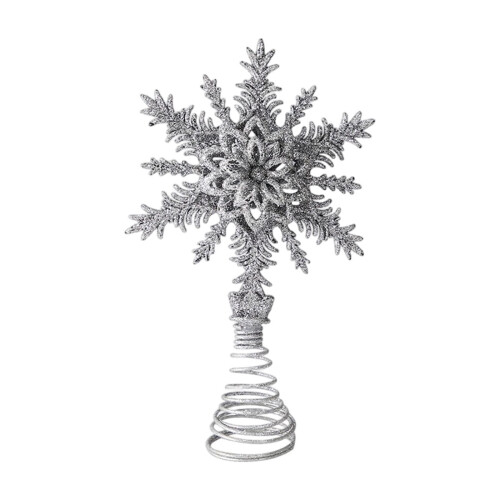 Christmas Star Tree Topper with Snowflake Projector Lights 1