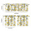 Yellow Lemon Kitchen Curtains Set with Valance 3-Piece 6