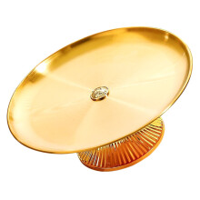 Stainless Steel Dessert Display Stand Golden 1 Set