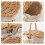 Wicker Basket with Handle for Camping Picnic Storage 7
