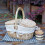 Wicker Basket with Handle for Camping Picnic Storage 8