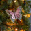 Pink Glitter Butterfly Ornaments 3 pcs 5