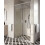 Beliani Sliding Shower Door YAURI 1200 x 1900 mm Silver 2