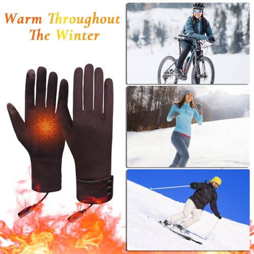 Winter Cycling Gloves Unisex Touchscreen Padded 1