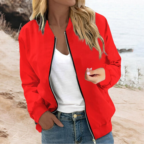 Women's Bomber Jacket Lightweight Fall Fashion 2025 1