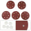 Sandpaper Disc 225mm 6-Hole 40-2000 Grit 3