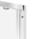 Beliani Sliding Shower Door YAURI 1200 x 1900 mm Silver 4