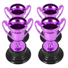 Purple Plastic Trophy Decor for Games Party Celebration 4