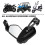Motorcycle Handlebar Mirrors Aluminum Off-road Rearview 1