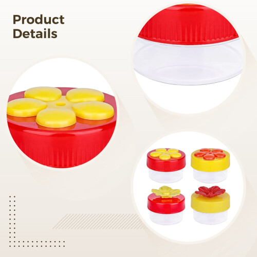 Hummingbird Flower Feeder Set with Brushes 8-Pc 2