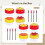 Hummingbird Flower Feeder Set with Brushes 8-Pc 5