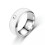 Stainless Steel NFC Digital Finger Ring for Android - White 1