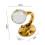 Curtain Tie Backs Alloy Wall Mounted 2 PCS 3