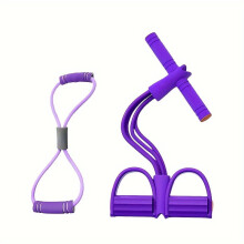 Yoga Pedal Puller and Resistance Band Set with Handles