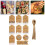 Christmas Paper Tags Brown with Jute 50PCS 1