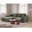 Beliani Corner Sofa LOFOTEN Fabric Green Right Hand 2