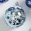 Blue Glitter Shatterproof Christmas Ornaments 16PCS 3.15 4