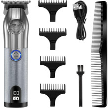 Cordless Hair Trimmer for Men USB Rechargeable with LED